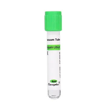 Vacuum blood vessel heparin lithium gel tube