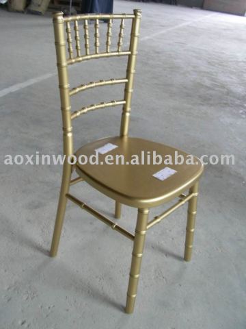 Wood Gold Camelot Chair