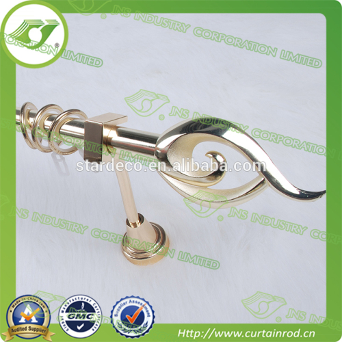 Stainless steel metal curtain rod / rust proof polished curtain rod