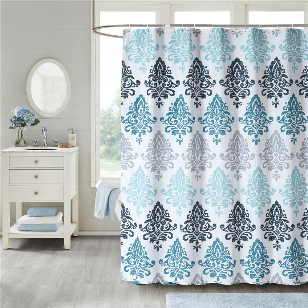 Mildew Resistant Fabric Shower Curtain Liner Waterproof hotel bathroom curtainl wholesale shower curtain 72x72