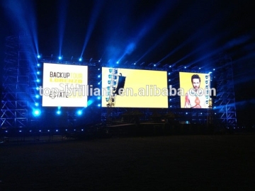 Music Band Full Equipment Transparent LED Curtain Display