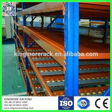 gravity carton flow through racking rack