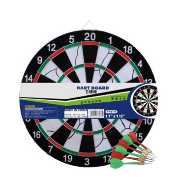 17 inch dart board with 6 darts