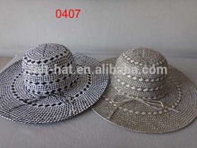 2016 collection 100% paper straw weaving hat
