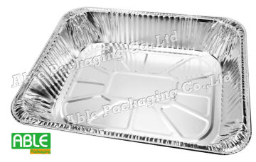Aluminiun foil container half size deep pan with lids