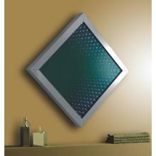 LED infinity mirror with painted wooden frame