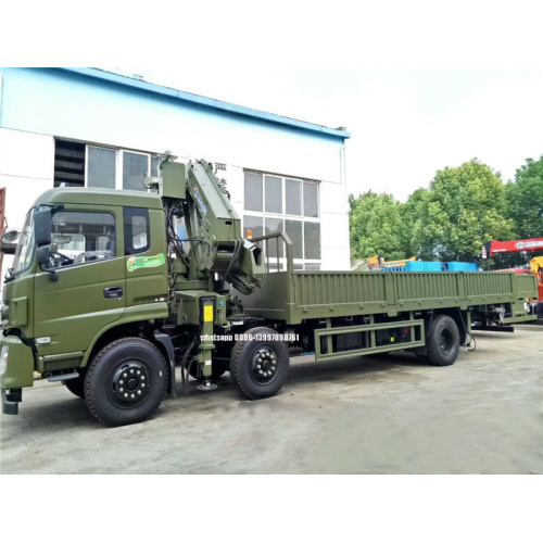 Guindaste de lança articulada montado em caminhão Dongfeng 6X2 12 ton