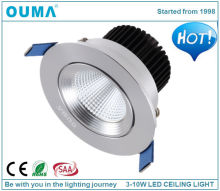 white or silver smart IC dimmable led ceiling lamp