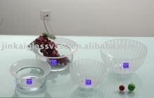 transparent glass fruit plate