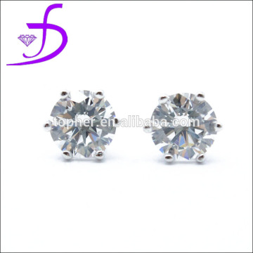 Chinese factory direct sale 925 sterling silver zircon stud earring