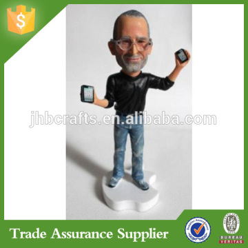Factory Direct Resin Decor Steve Jobs Bobble Head