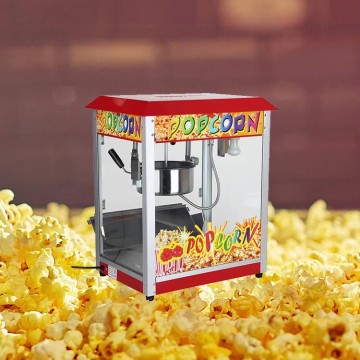 Stainless Steel Hot Air Automatic Maize Popcorn Popper
