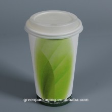 PLA lined paper cups single wall 10oz