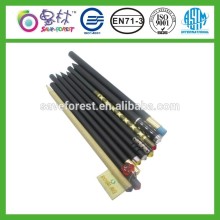 7 Inch High Quality Black Round Shaped Diamond Pencil With Crystal