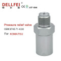KOMATSU Diesel Engine Pressure relief valve 6745-71-4330