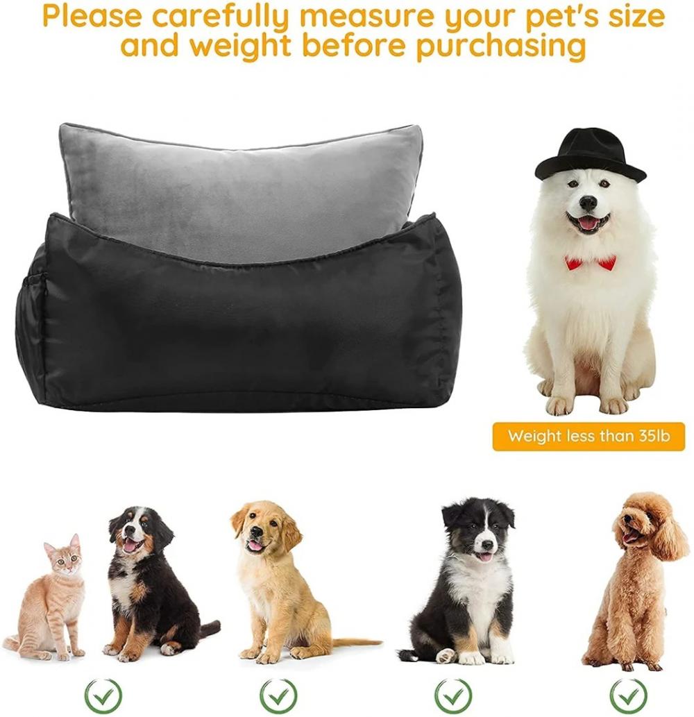 Detachable And Washable Dog Car Seat Bed For Yythkg 3 Jpg