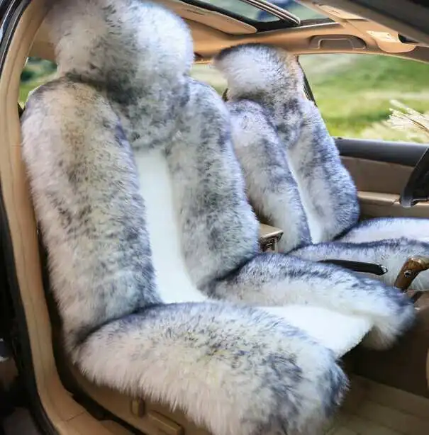 Promotional High Quality Sheepskin Car Seat Cover