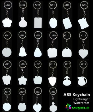 Blank Sublimation ABS Keyring