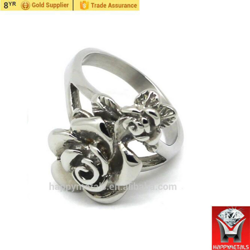 2016 China factory direct wholesale jewelry ring flower ring