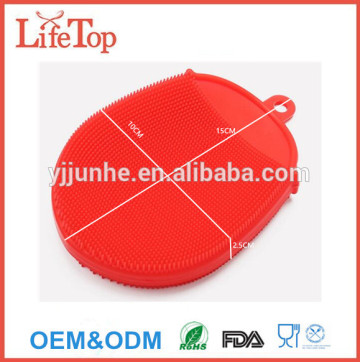 Antimicrobial Silicone Dish Scrubber Washing Brush