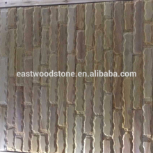 multicolor sandstone cultural stone with rough edge,decorative stone for walls