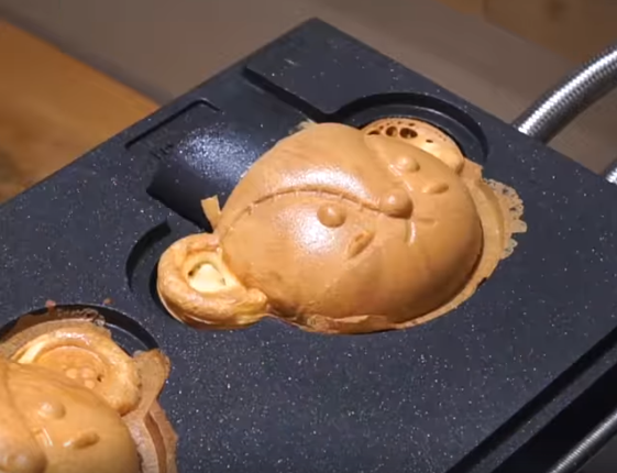 الدب شكل مخروط الهراء صانع آلة taiyaki