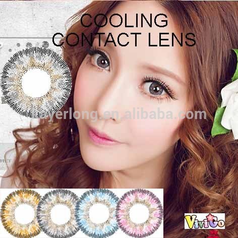 COOLING series 3 TONE color cosmetic soft contact lenses