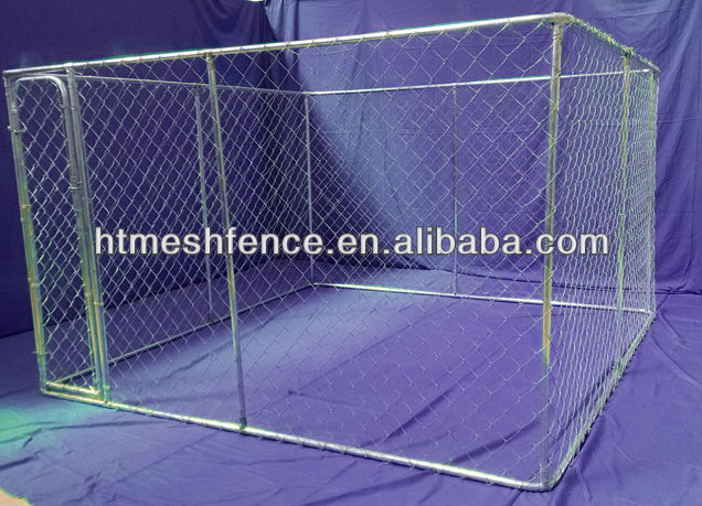 Chain Link Dog Cage Heavy Duty  Dog Kennel Galvanized Dog House