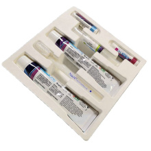 Biodegradable sugarcane pulp molded oral cavity packaging