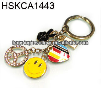 colorful enamel key chain charm wholesale