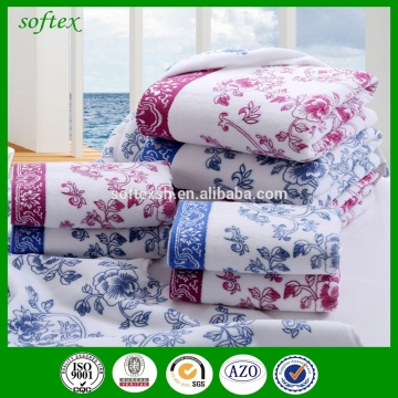 gift zero twist printed bath towel