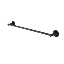 Wall Mounted Black Towel Bar Single Towel Bar