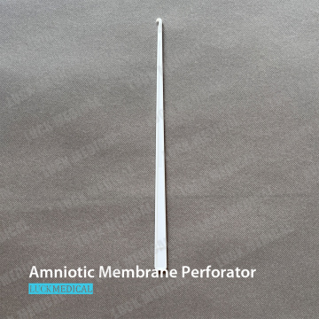 Perforador de membrana amniótica curva/reta Amnio Hook