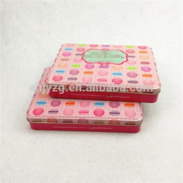 color packing box tin sign for girl gift