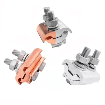 Unparallel-groove clamp and insulating cover heterotypic parallel groove PG clamp