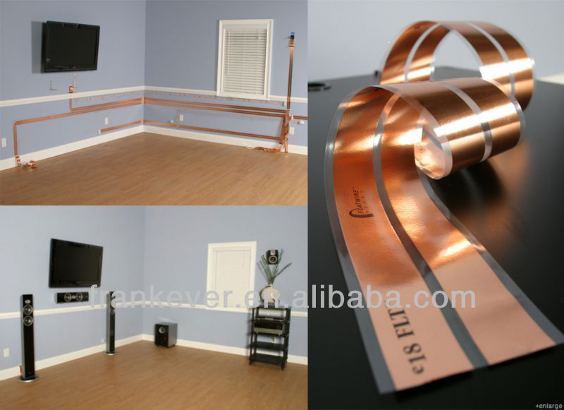 5mm Width Multi-function Super Flexible Flat Copper Wire Tape, Slim Flat Cable Electric Wire