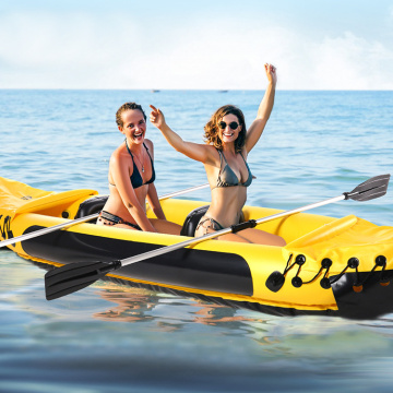 2 wong inflatable kayak kayak blow munggah kayak