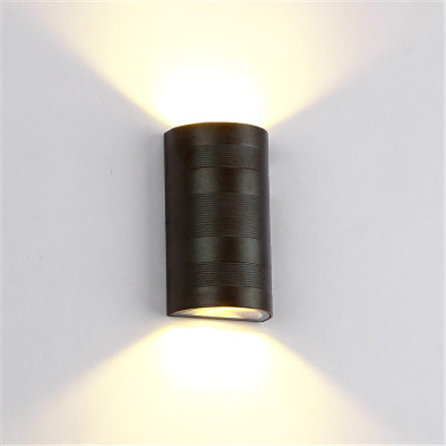 Black Morden Up Down LED Outdoor Wall Light