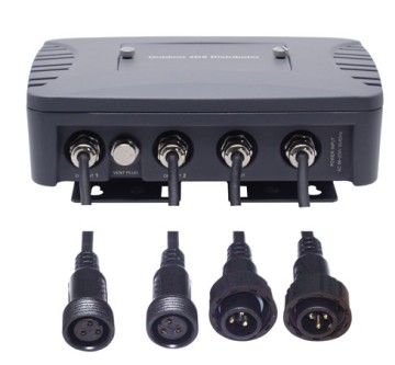 Waterproof DMX Distributor for Die-Cast Aluminum Outdoor Stage Lighting Controller