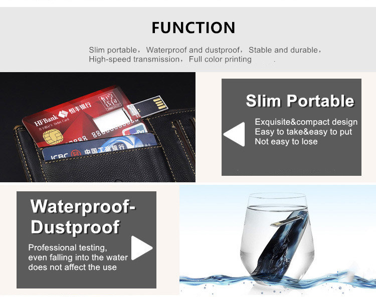 Geschenke Kreditkarte Visitenkarte USB-Flash-Diskette