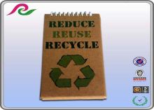 Spiral School Shaped Sticky Notes , Kraft Yellow Paper Memo Pads