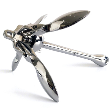 Marine Stainless Steel Anchors: AISI 316/304, Ship and Boat Small Folding Grapnel Anchors