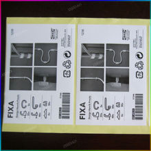 custom design barcode sticker rolls, barcode lable sticker