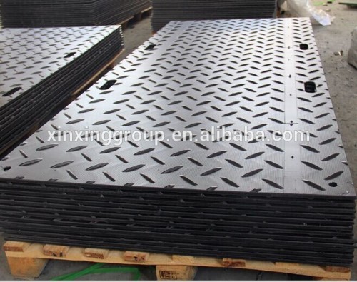 hersteller 4500mm * 2000mm HDPE polyethylene plastic track pad fahrbahn mat