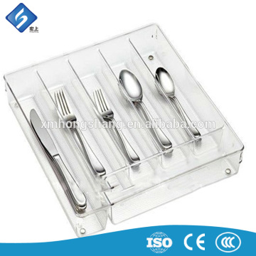 Good Quality Acrylic Cutlery Ddisplay Holder Acrylic Knife / Spoon / Fork Display Rack