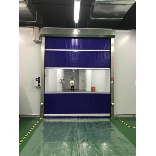 PVC curtain roll up fast speed door