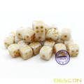 Bescon 12 mm 6 caras Dice 36 en Brick Box, 12 mm Six Sided Die (36) Bloque de dados, Marble White