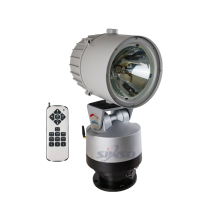 Outdoor Long Range Security Rotating 220V Remote Control HID Searchlight