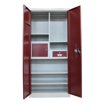 Metal furnitures bedroom modern wardrobe