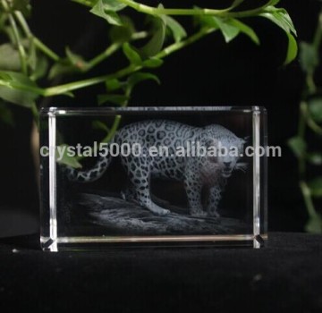 K9 crystal craft crystal tiger figurine animal craft figurine